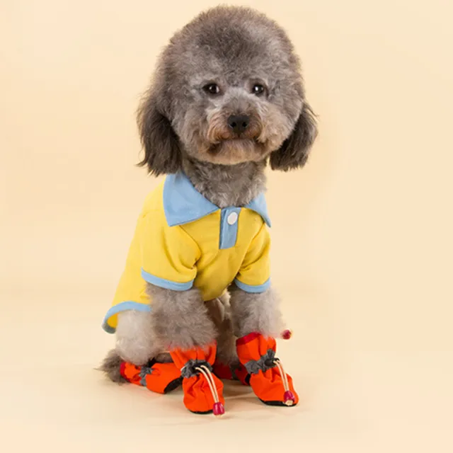 1 paia scarpe cucciolo cani scarpe da pioggia gatti zampa scarpe protettive per accessori animali domestici