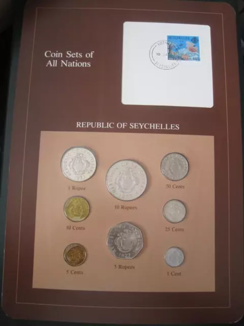 Seychelles Coin Set KMS Coin Sets of All Nations Franklin Mint
