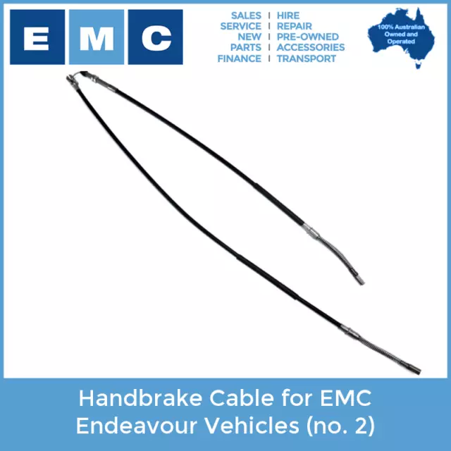 Handbrake Cable for EMC Endeavour Electric Vehicles (no2)