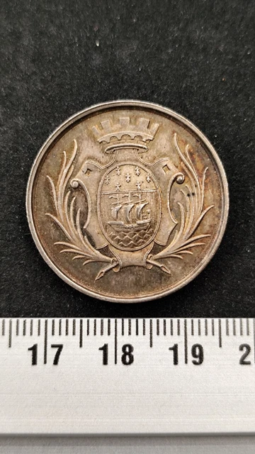 Jeton Ancien En Argent – Caisse D'Épargne Et De Prévoyance De Lyon – Pièce De Collection