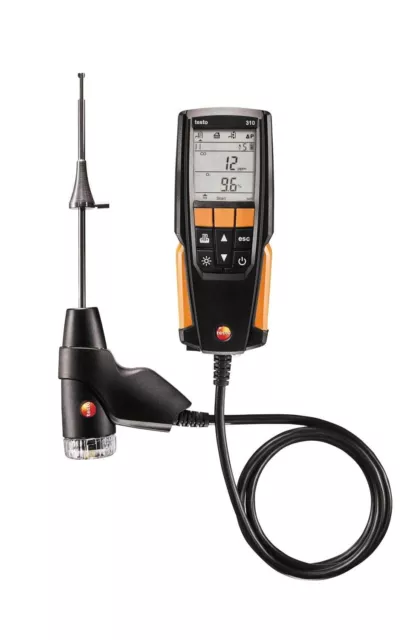 testo 310 I Residential Combustion Analyzer Kit I Flue Gas Detector Set 0563 310