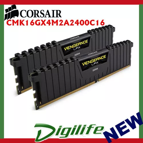 Corsair Vengeance LPX 16GB (2x8GB) DDR4 2400MHz Memory - CMK16GX4M2A2400C16