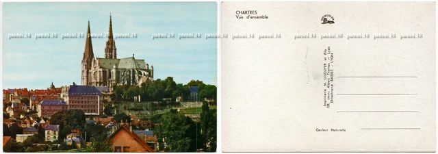 RARE!! Postcard CPA "LA CATHEDRALE" postcard, postcard CHARTRES