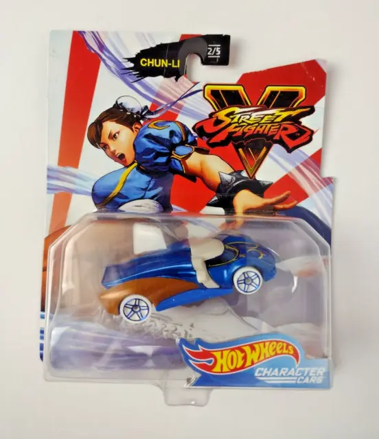 Chun-Li Street Fighter Hot Wheels Character Car 2019 New Box Defect