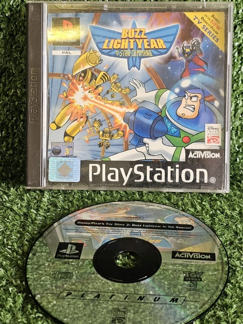 DISNEY PIXAR BUZZ Lightyear Of Star Command Playstation PS1 Video Game ...