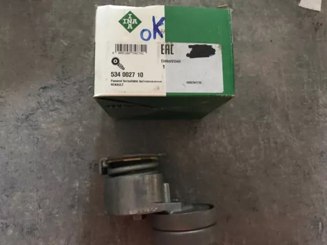 tendeur de courroie trapézoïdale INA 534002710 renault megane 1,2 et 3