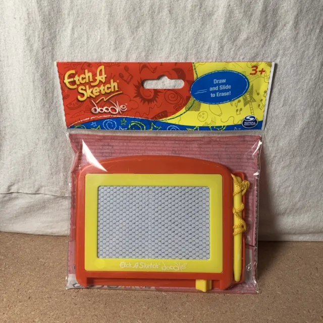 Travel Etch-A-Sketch Small Magnetic Doodle Drawing Board - Your Choice of  Colors 