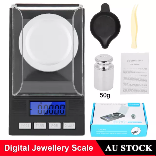 Digital Milligram 50g/0.001g High Precision Mini Electronic Jewelry Scale Pocket