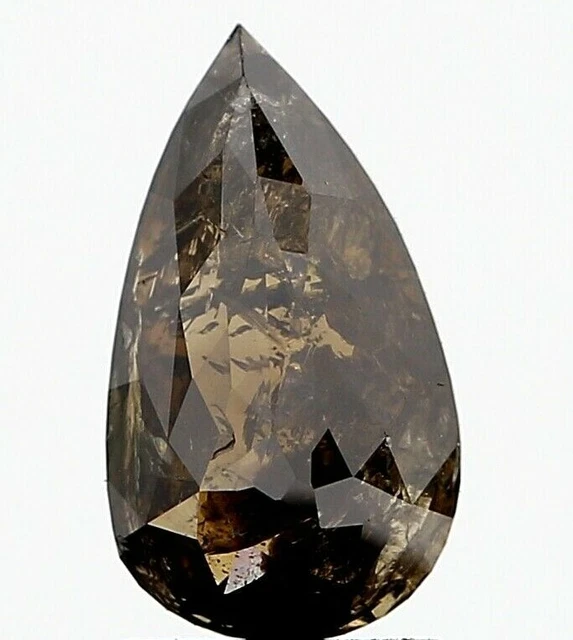 Diamant Naturel Couleur Fancy Marron, 0.31 Ct, Taille Carrée Step Cut - Neuf Sans Emballage