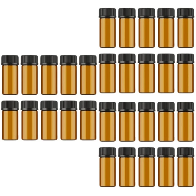 30 Pcs Fiale Campione Fiala Bottiglia Di Vetro Profumo Imbottigliato