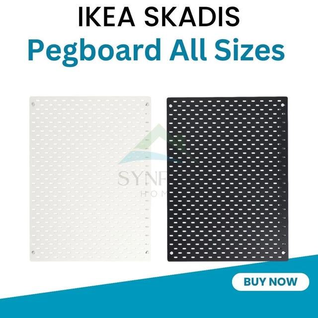 IKEA SKADIS PEGBOARD All Sizes Black/White Wall storage Hanging NEW £20