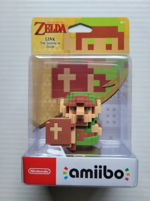 Amiibo 8-bit Link The Legend of Zelda 30th Anniversary Character Nintendo Figure