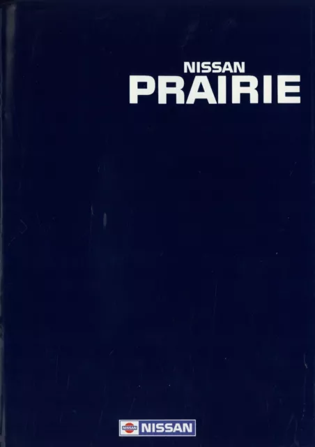 Nissan Prairie Prospekt 1992 6/92 NL brochure prospectus catalogus catalogue