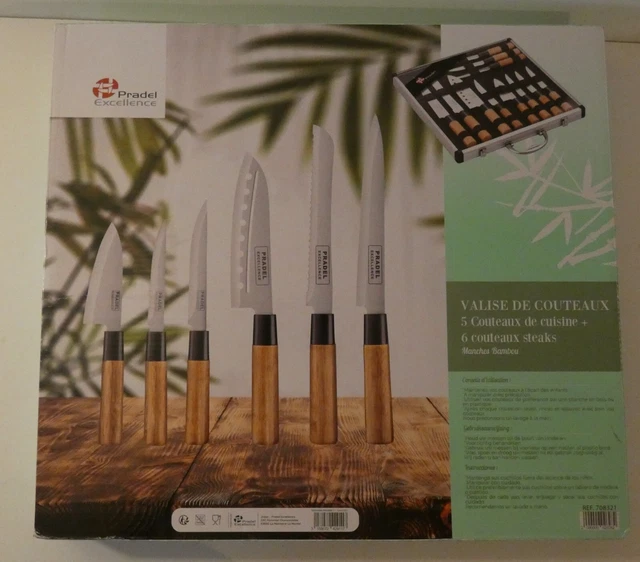 PRADEL EXCELLENCE THIERS VALISE DE COUTEAUX DE BOUCHER 7 PIECES 1 Item 7572624