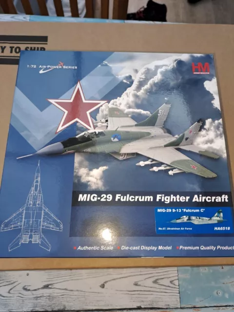 Hobby Master 1:72 Mig-29 9-13 Fulcrum C  57 Ukrainian Air Force