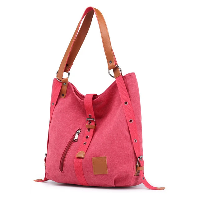 Canvas Women's Tote bag Crossbody Messanger Shoulder Travel bag