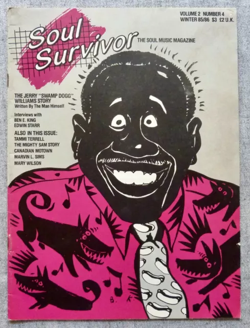 Soul Survivor Vol.2#4.CANADA Winter/85/86.Jerry'Swamp Dogg' GOOD. POST WORLDWIDE
