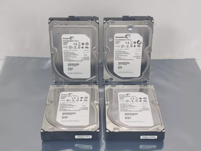 4 x 3TB Seagate EMC Server Festplatte ES.2 3TB HDD SAS 6Gbps 3,5" ST33000650SS