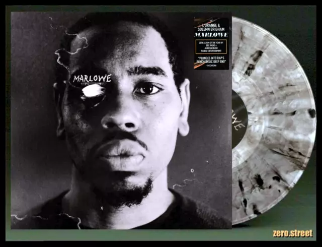 Marlowe S/T LP Sur Transparent Fumée Vinyle Neuf Scellé L'Orange / Solemn