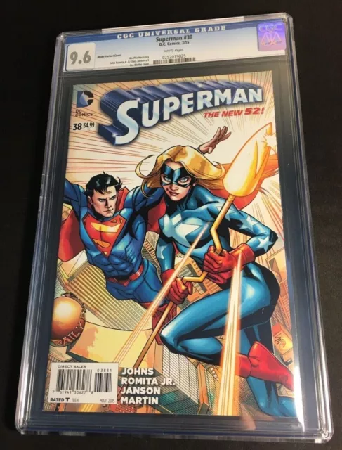 Superman 38 CGC 9.6 Variant 1:50 Moder KEY NEW POWER HTF STARGIRL V 1 BATMAN