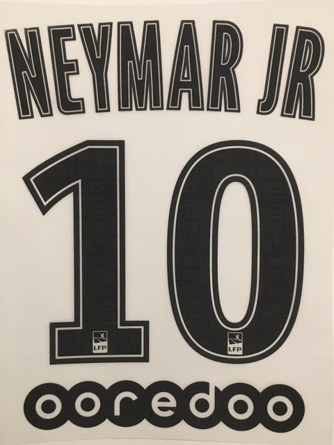 Flocage Officiel PSG 2019/2020 Neymar Third