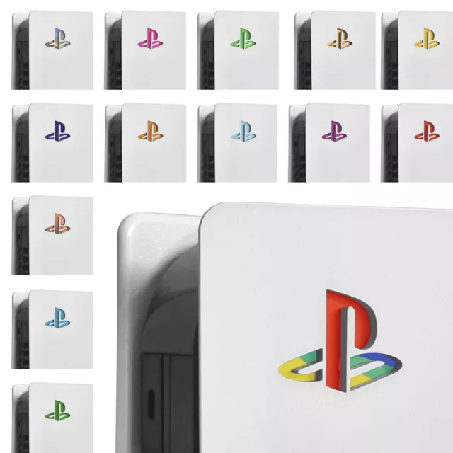 PS5 Retro Playstation Logo Console Vinyl Sticker Decal Skin Underlay 14 Colours