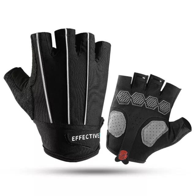 Gym Yoga Fitness Half Finger Gloves Weight Lifting Bodybuilding Training Workout