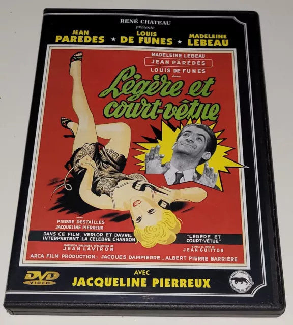 DVD - Légère Et Court-vêtue - Louis De Funès/Jean Paredes - Bon État