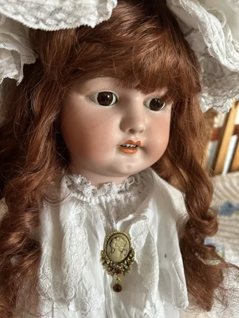 Antique German Simon Halbig 1079 Dep 15 32"Child Doll Absolutely Beautiful  1889