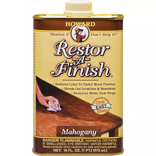 Restor-A-Finish by Howard, Water Mark Stain & Heat Ring Remover Wood Restorer