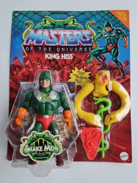 Masters of the Universe MOTU Origins Figur NEU OVP King Hiss King Hsssss Snake
