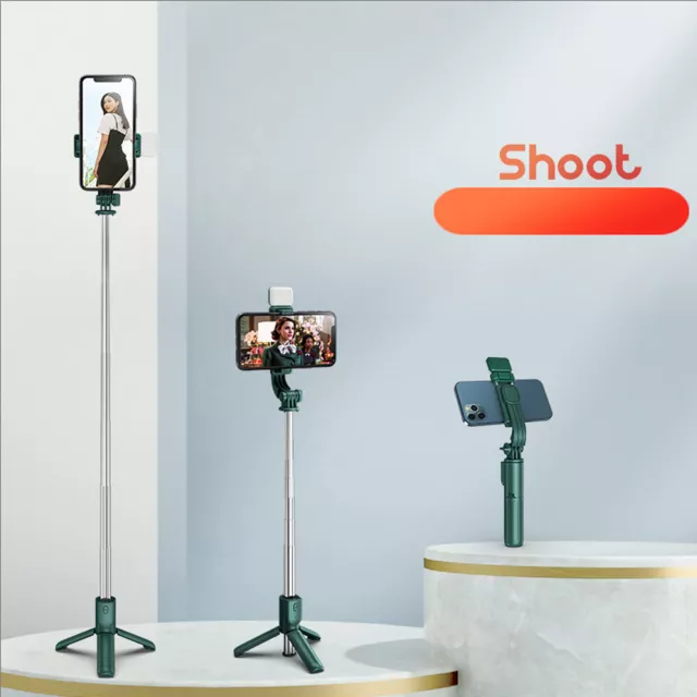 Extendable Selfie Stick Tripod Stand Bluetooth Wireless for Android Phone Holder