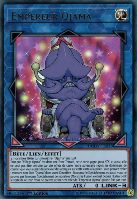 Yu Gi Oh ! Deck Ojama prêt pour être jouer neuf en Français