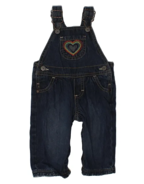 Osh Kosh Baby Mädchen Latzhose gerade Jeans 3-6 Monate W18 L7 blau AV09