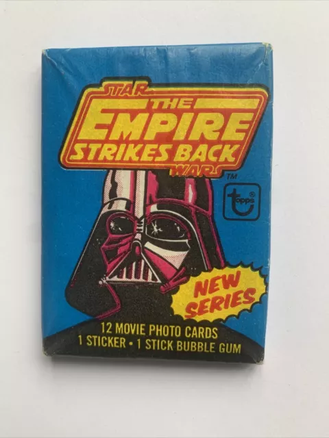 1980 Topps Star Wars VINTAGE ESB Series 2 UNOPENED CARDS Wax Pack D