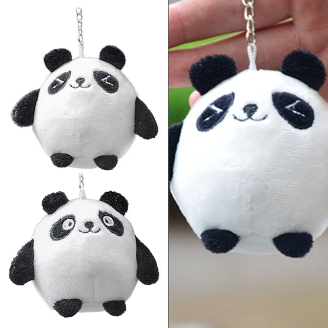 Cartoon Home Decor Keychain Pendant Backpack Key Accessory Plush Doll Panda Toy
