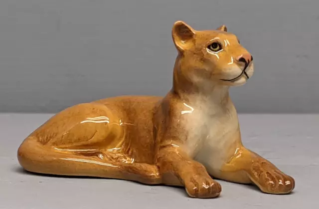 Retired Hagen Renaker Lying Cougar