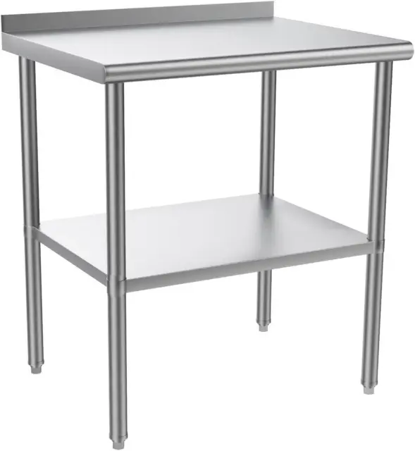 Heavy Duty 30'' x 24'' Stainless Steel Work Table Commercial Kitchen Work Table