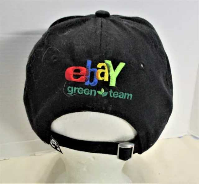 Black eBay Green Team Hat One Size Adjustable Made from Recycled Bottles