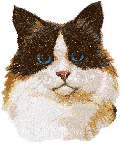 Embroidered Fleece Jacket - Ragdoll Cat AED16041 Sizes S - XXL