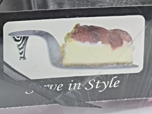 WILD EYE DESIGNS Shoe Cake Pie Dessert Server Zebra High Heel Removable Magnetic