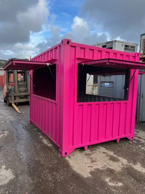 10ft x 8ft shipping container Coffee Pod - North Wales