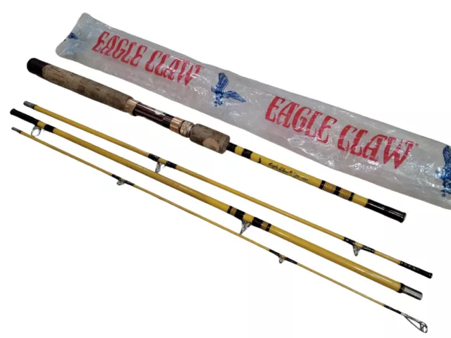 EAGLE CLAW DAVE Cook DC100 7 1/2' Trail Rod With Aluminum Case