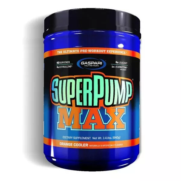 Gaspari Nutrition SuperPump MAX, Orange Cooler - 640g