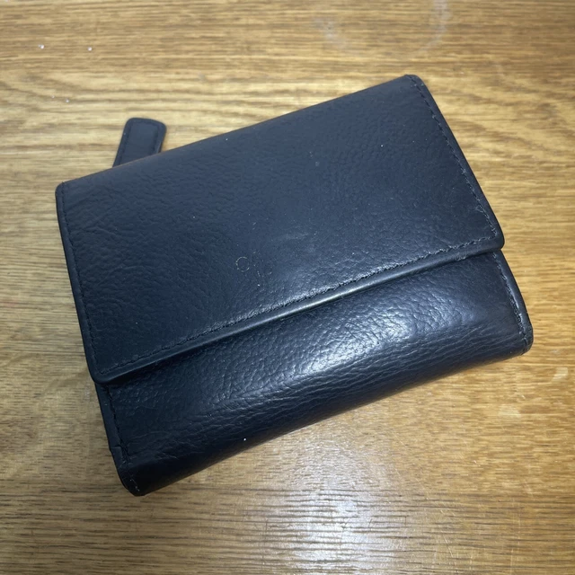 OSPREY LONDON LADIES black leather purse wallet 14.99 PicClick UK