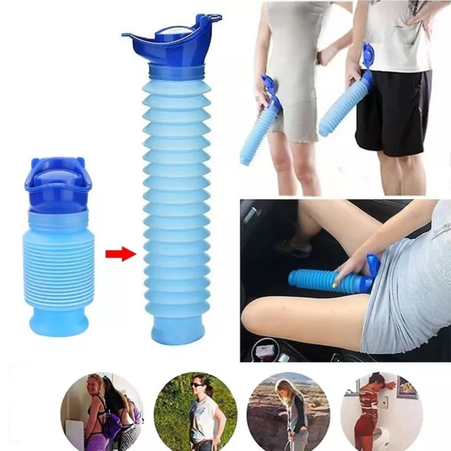 Male & Female Portable Urinal Travel Camping Car Toilet Pee Bottle 750ml Unisex