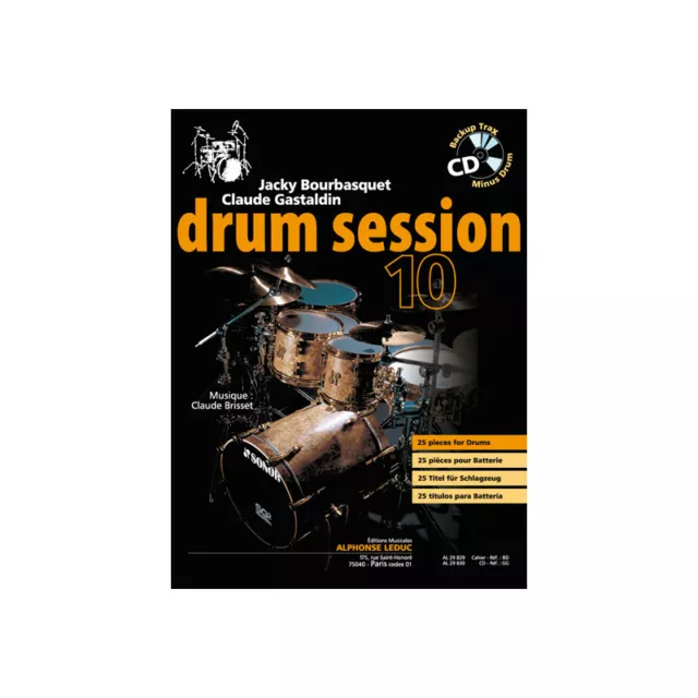 Drum Session 10 - Jacky Bourbasquet - Batterie (+ audio)