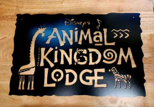 Animal kingdom Metal Wall Art Plasma Cut Home Decor Disney