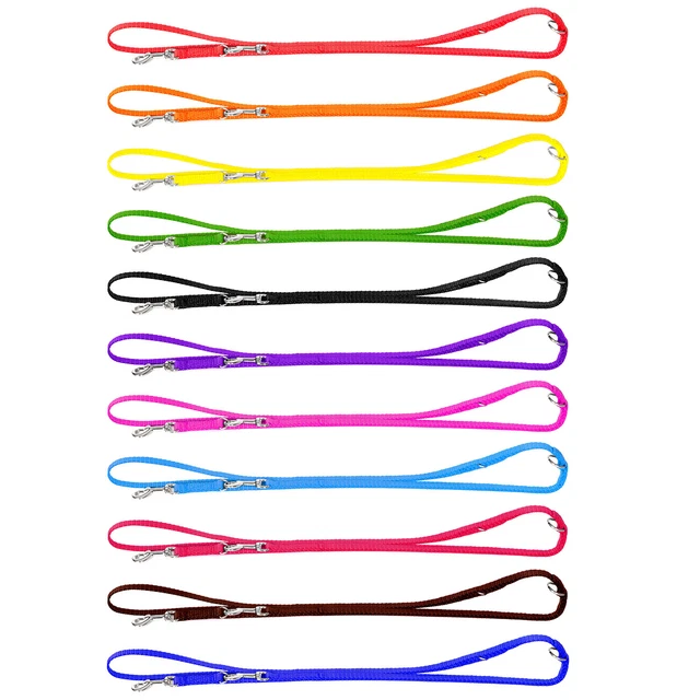 Mini Führleine 3-fach verstellbar Hundeleine Nylonleine Kleine Hunde Nylon Leine
