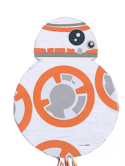 Childs Kids Star Wars BB-8 Pull Pinata Party Game Birthday Accessory New